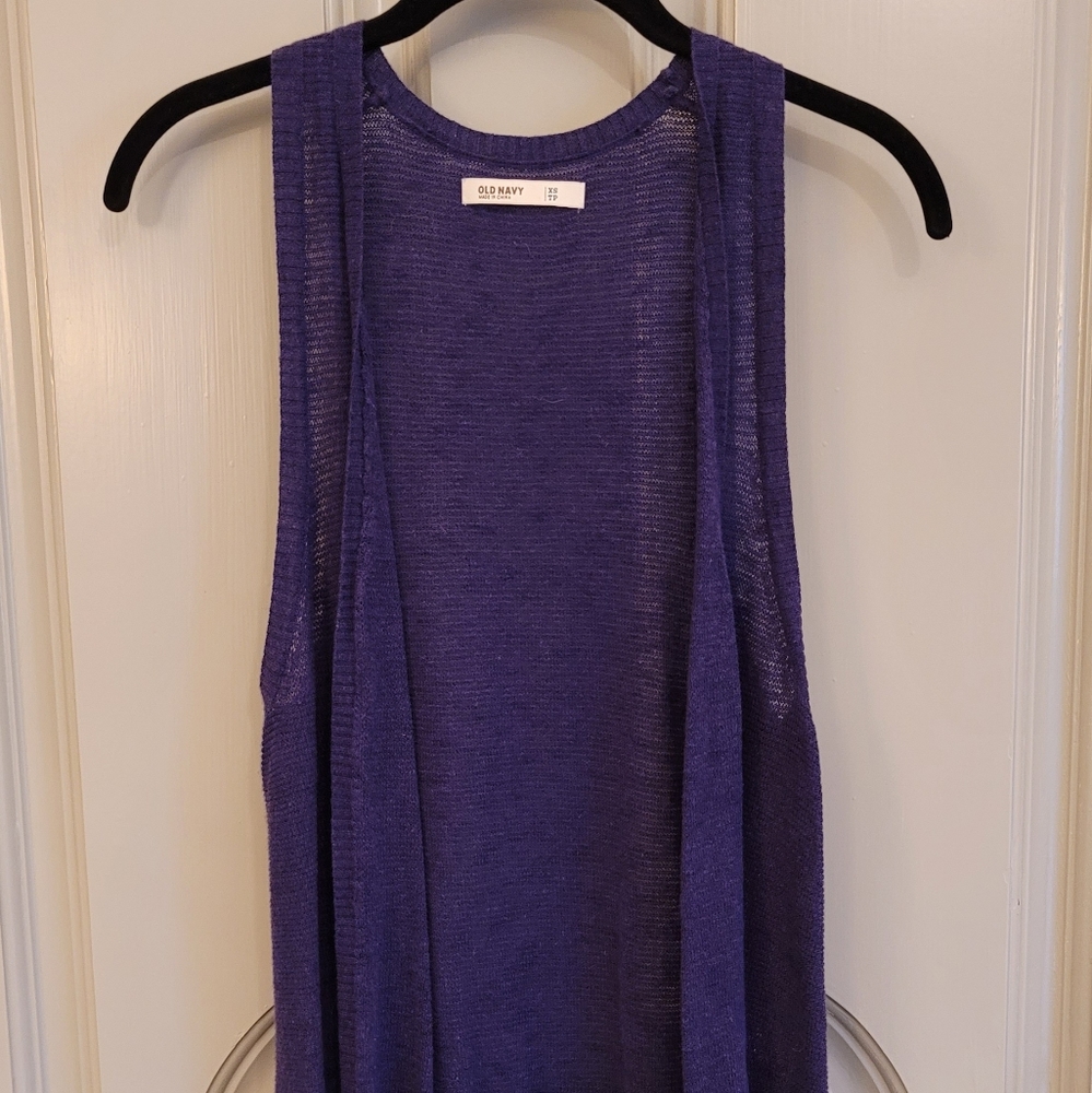 Purple vest